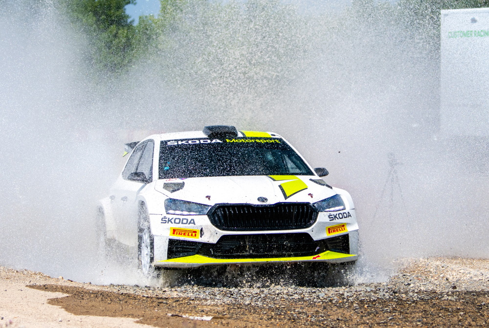 neuer Fabia RS Rally2 in der Lausitz small